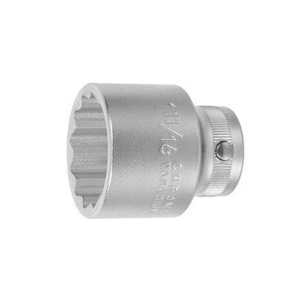 Holex 3/4 inch Drive Socket, 12 pt, 1-11/16 inch 644602 1.11/16